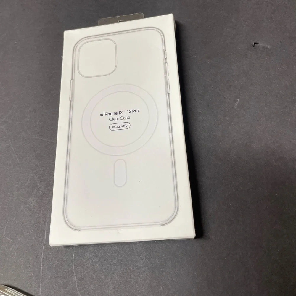 Apple Clear Protective MagSafe iPhone 12 12 Pro Phone Case